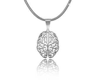 Collar de cerebro: regalo de neurología de oro o plata