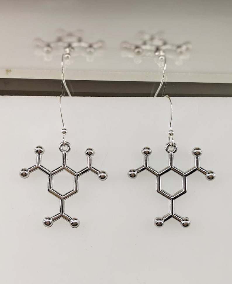JERWLI Serotonin Halskette 925 Silber - Chemie Geschenk Für Frauen