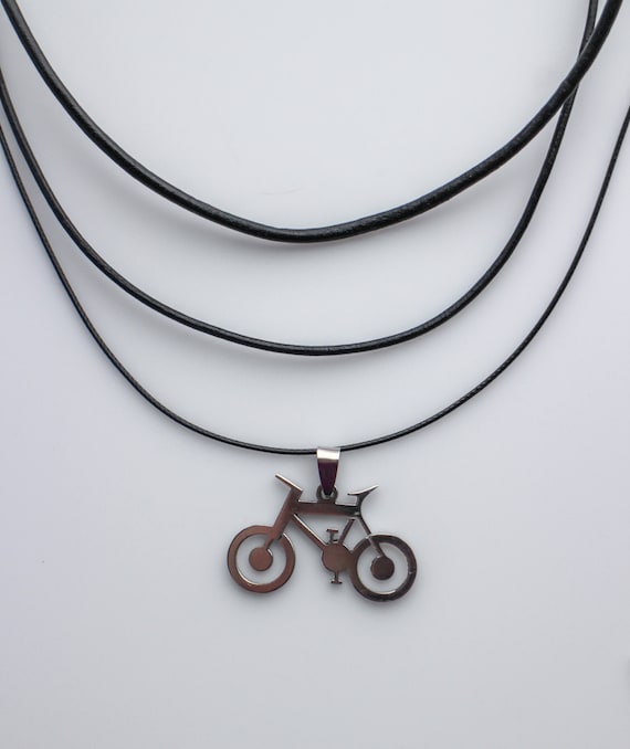 Bike chain shop necklace stainless steel