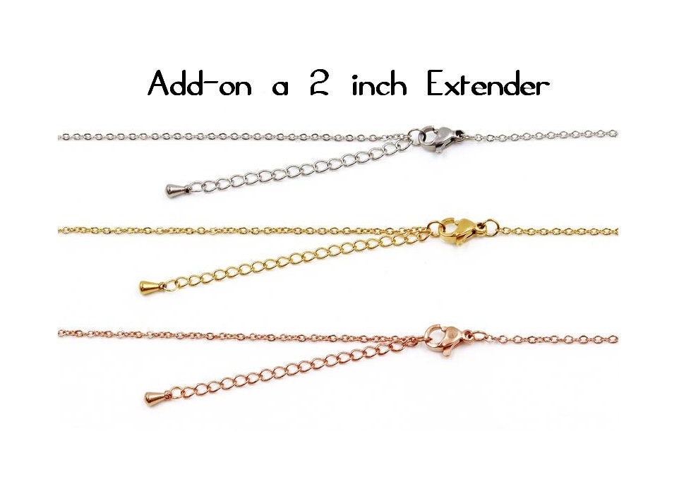  Mandala Crafts Gold Necklace Extenders for Women - Gold Chain  Extenders for Necklaces - 2 4 5 6 Inch Stainless Steel Bracelet Extender  Jewelry Gold Chain Extension: Clothing, Shoes & Jewelry