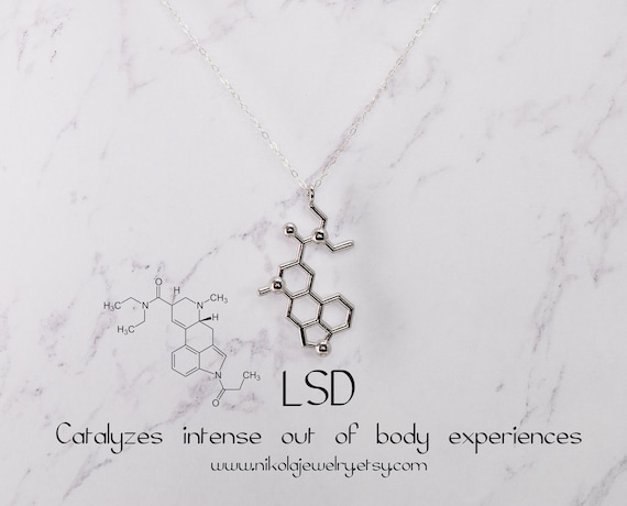 Etsy outlet molecule necklace