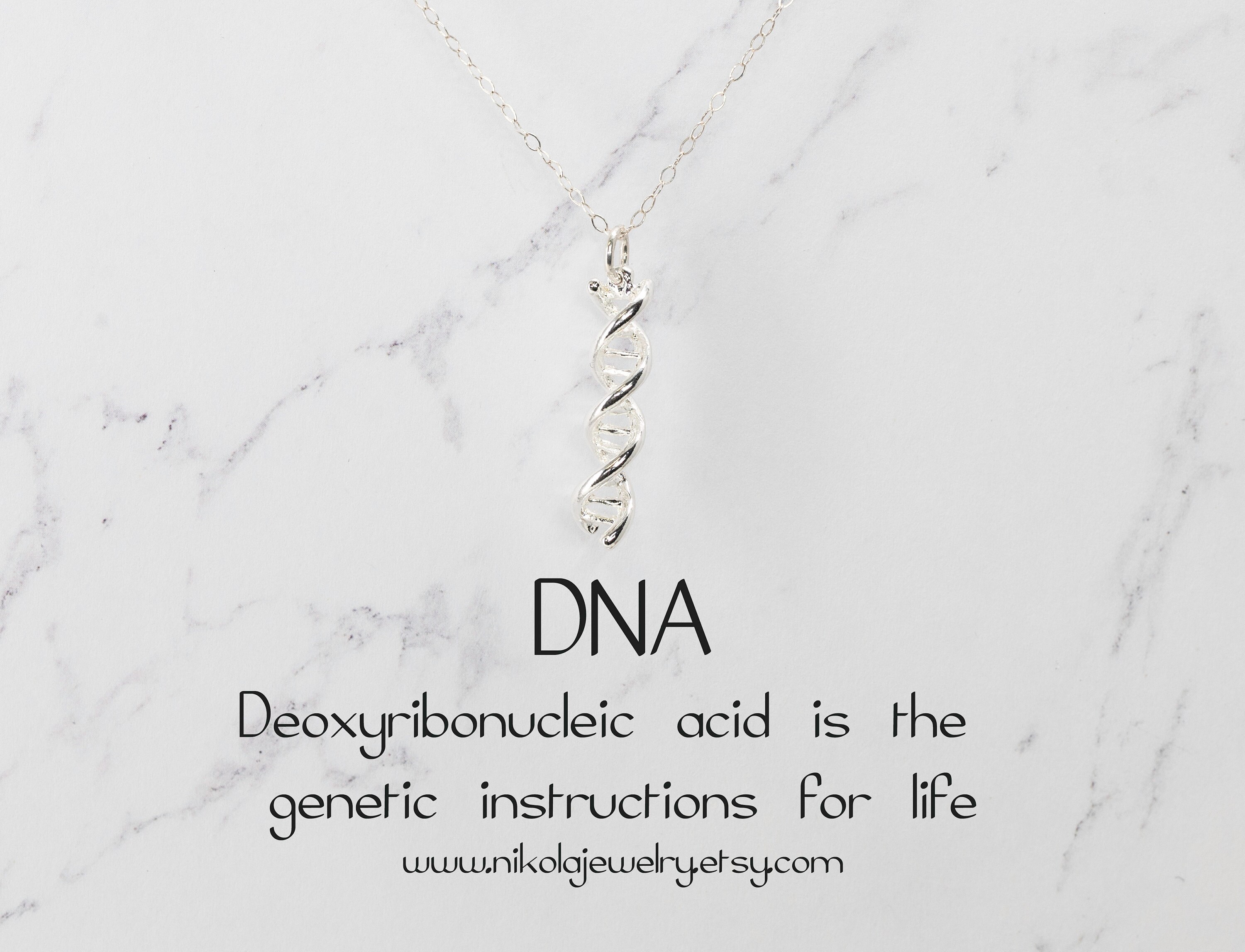 Dna Necklace - Etsy Dna Necklace - Etsy