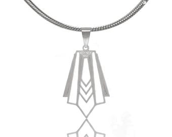 Collar Art Déco con estilo geométrico de los años 20