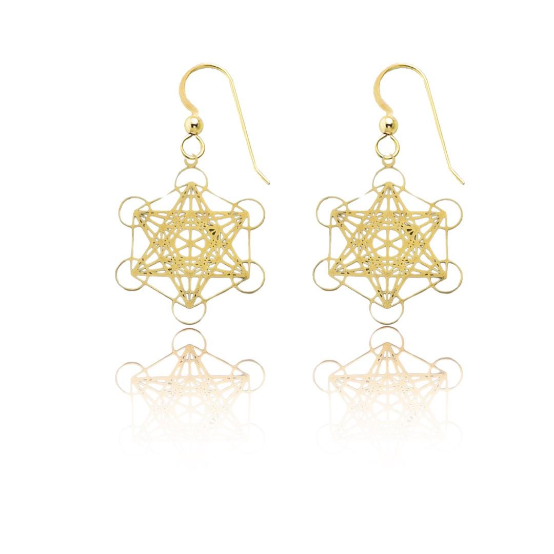 Orecchini Cubo di Metatron - Acciaio inossidabile - Italia Orecchini Cubo di Metatron - Acciaio inossidabile - Italia