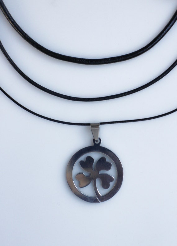 Four Leaf Clover Necklace - 925 Sterling Silver Pendant Lucky Shamrock Luck  NEW | eBay