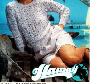 PDF Hayfield Hawaii DK Sweater Pattern