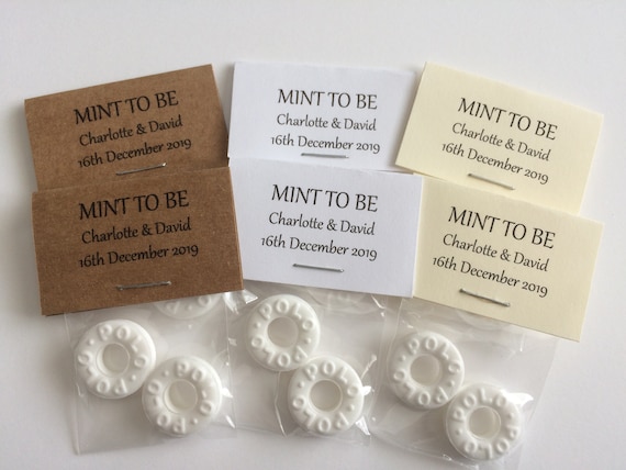 personalised wedding favours