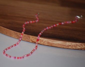 Shades of Pink Bead Necklace or Bracelet