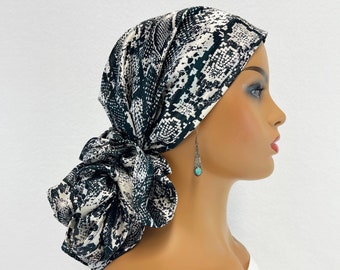 Pre Tied Chemo Head Scarf~women's Cancer Scarf~chemo Turban~silky