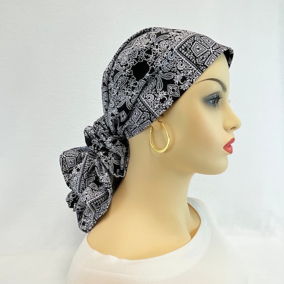Pre Tied Chemo Head Scarf~women display picture 1