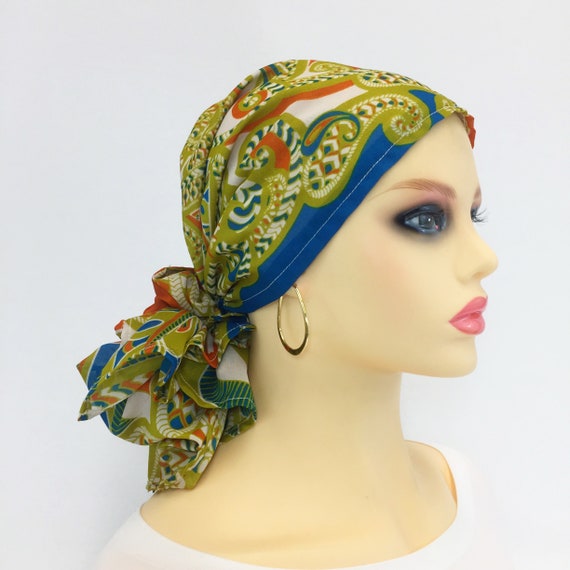 Donne Cancro Testa Sciarpa Chemio Perda Di Capelli Cappello - Foto 11