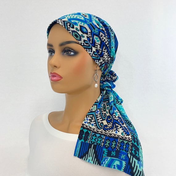 1 Pezzo Sciarpa Di Moda A Due Toni In Satin Turbante - Foto 5