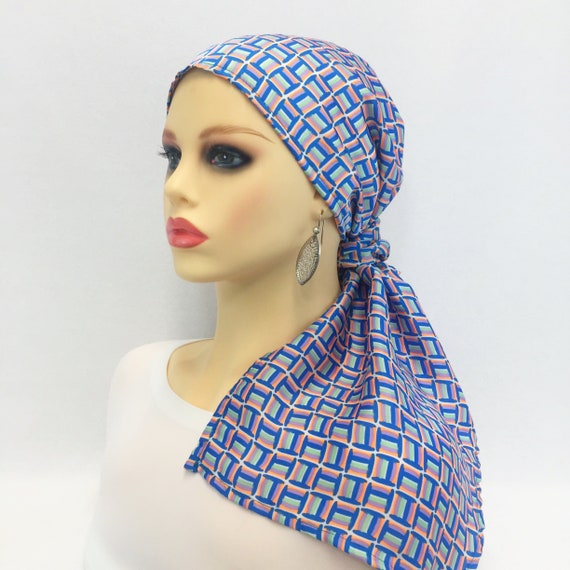 Pre Tied Chemo Scarves~cancer Patient Head Cover~hair Loss  display picture 2