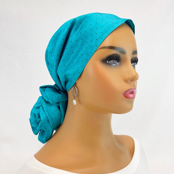 Sciarpa per chemio pre annodata~ Sciarpa contro il cancro da donna