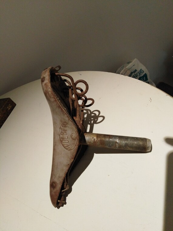 antique bicycle seat