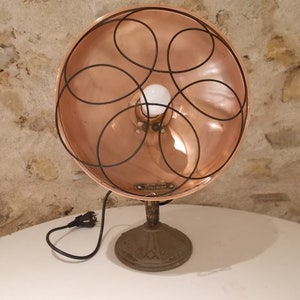 Antique French Industrial Desk Lamp, Art Deco Lamp, Art Deco Table Lamp, Art Deco Copper Lamp, Art Deco Desk Lamp. Upcycled 1930 Lamp