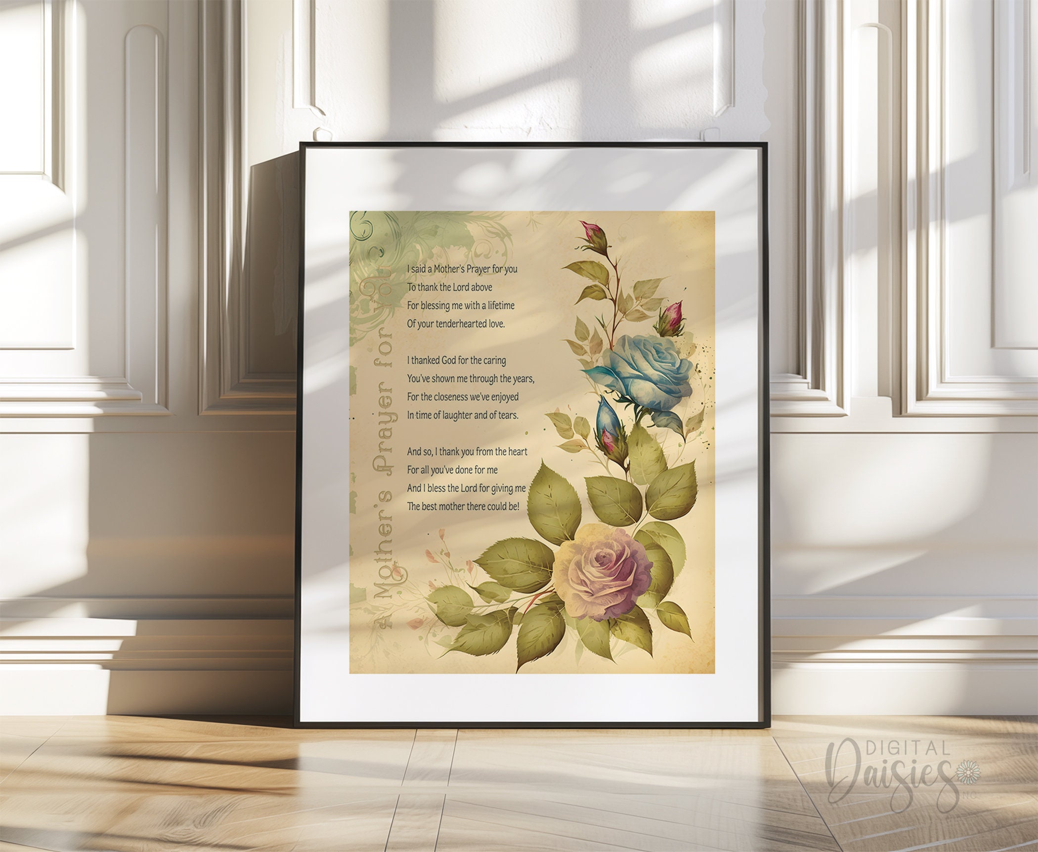A Mother's Prayer for You Printable Wall Art, Instant Download, DIGITAL ...