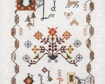 Cross Stitch Pattern ~ Old Oktober ~ Instant PDF Download