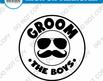 Groom & The Boys DTF Iron On Transfer: Stag Do Party