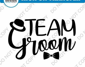 Team Groom DTF Iron On Transfer: Stag Do Party Favor