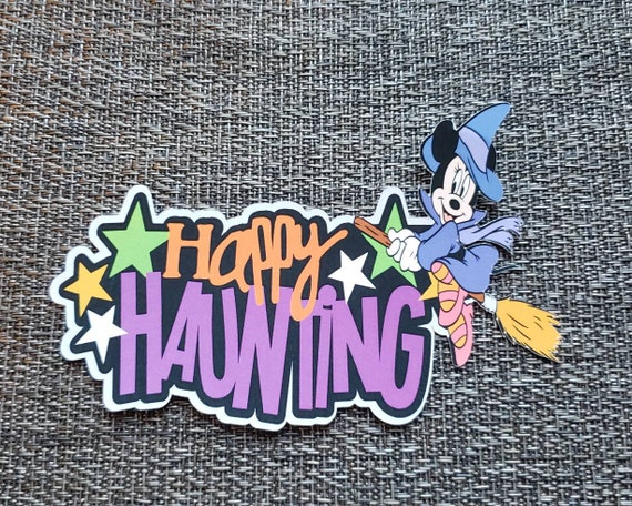 Disney page title I put a spell on you Disney Halloween villain printed title