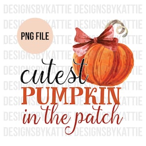 Najsłodsza dynia w patchu PNG do pobrania, kokarda z dyni, najsłodsza dynia w patchu
