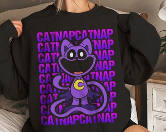 Catnap Png, amapola playtime catnap Png, para niños Png, Poppy Playtime Capítulo 3 Critters sonrientes Catnap Png, Poppy Playtime, Descarga digital