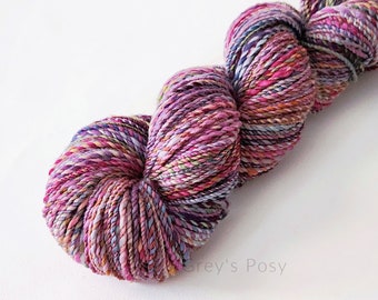 Kaleidoscope Hand Spun Merino Wool Yarn | 1 Skein DK 2 Ply
