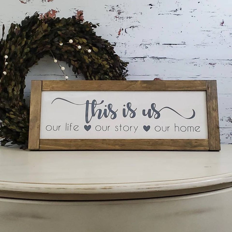 This is Us Sign / Wood Farmhouse Sign / Farmhouse Home