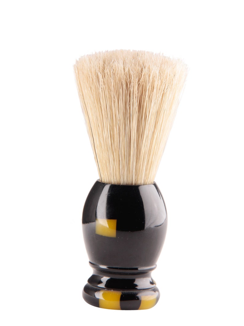 Handmade Shaving Brush with Natural Bristles image 1