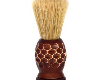 Handmade Shaving Brush with Natural Bristles