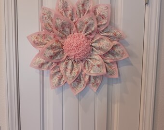 Easter/country cottage/farmhouse Spring petal wreath