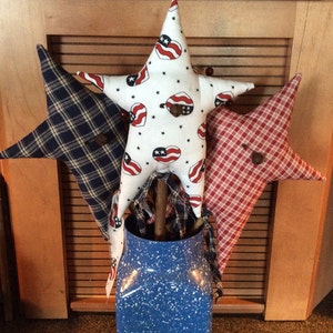 Set of 3!! Primitive Americana star pokes/crock pokes
