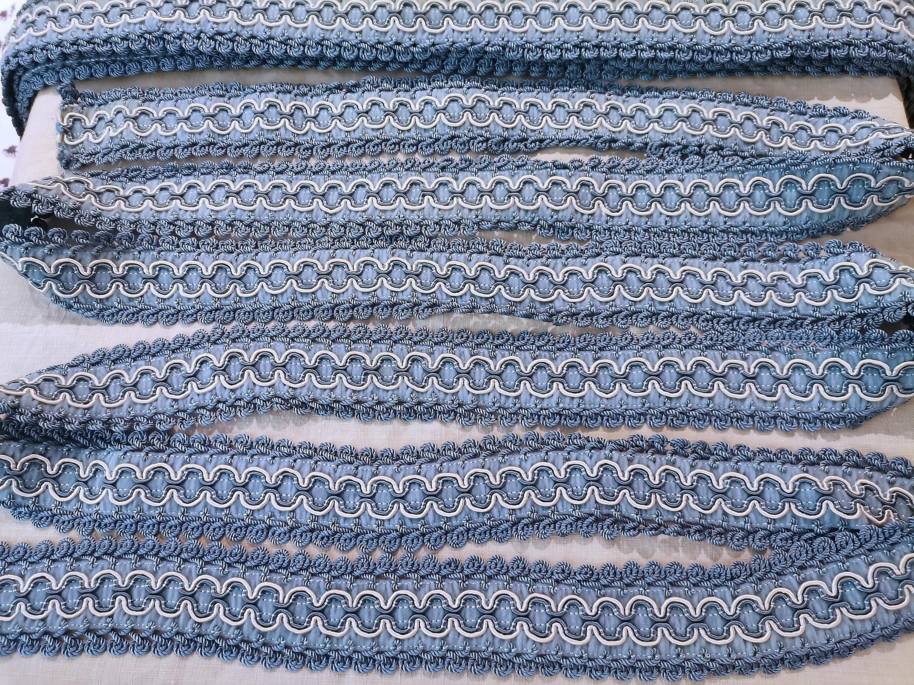 Galon Passementerie En Viscose Rubis - Largeur 138 Cm, Pour Ameublement, Neuf