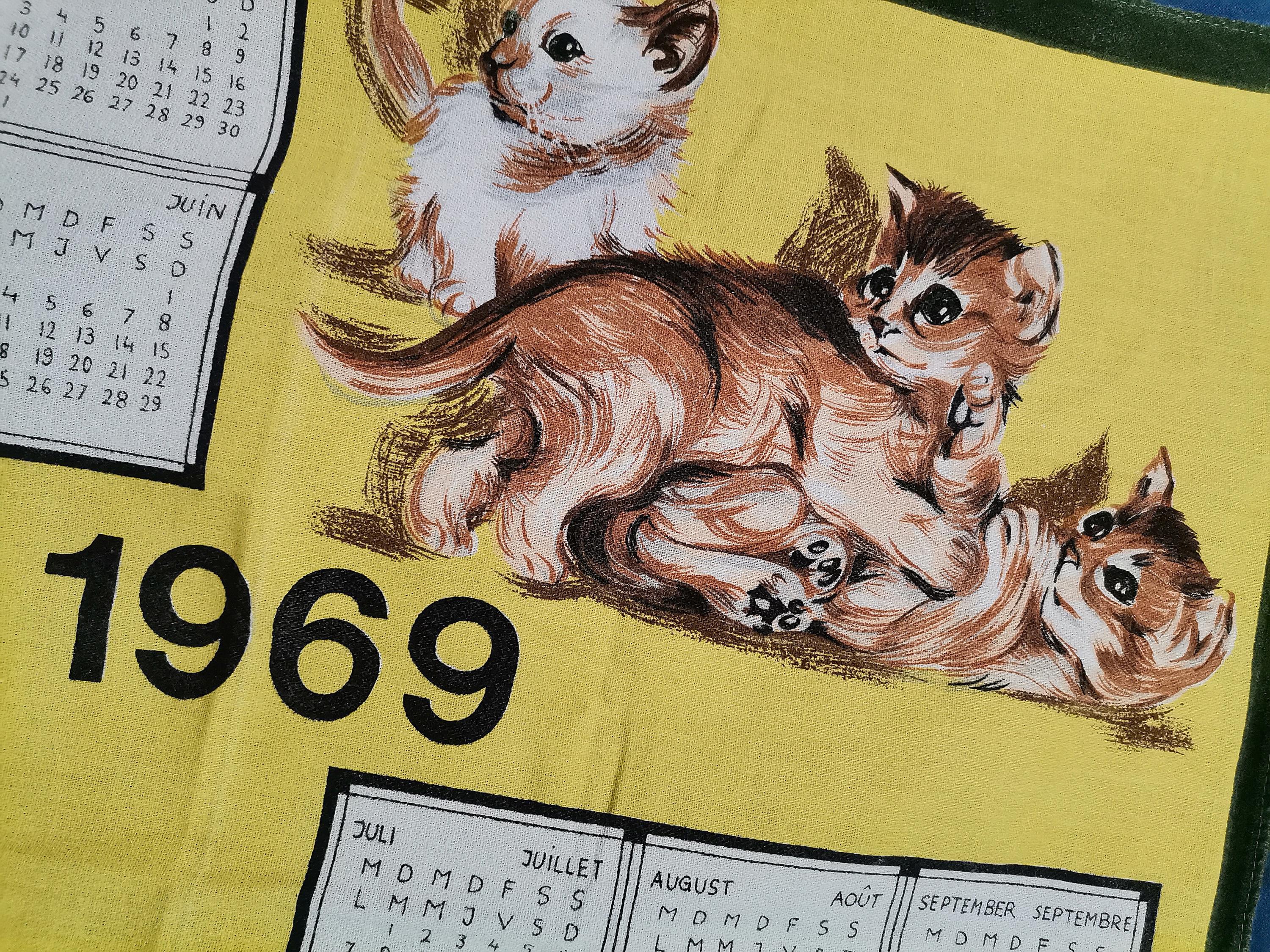 1969 calendar - Etsy 日本