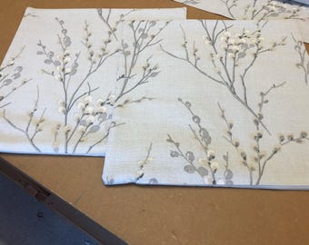 One Handmade cushion cover in Laura Ashley Pussy willow Dove Grey Made by seller