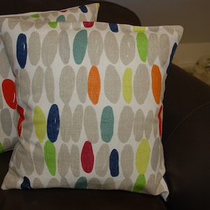 Handmade Reversible Cushion Cover: Laura Ashley Wallace Multi Fabric
