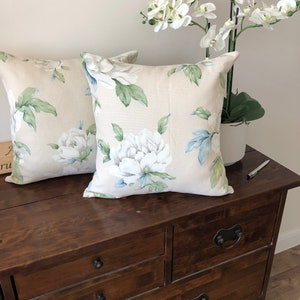Handmade cushion in Laura Ashley Wisley Fabric