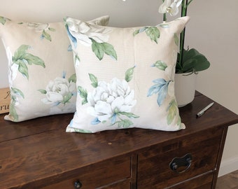 Handmade cushion in Laura Ashley Wisley Fabric