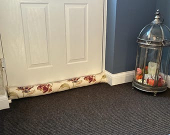 Laura Ashley Gosford Paprika Door Draught Excluder: Energy Saving