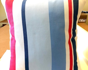 Gestreiftes Kissen, Handgemacht: Finlay John Johns Nautical Decor