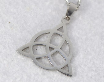 Triquetra Pendant - Stainless Steel Celtic Knot Necklace