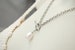 Big Pearl Pendant, Large link Necklace, Stainles Steel chain, Freshwater pearl baroque  choker, Chunky Pearl Necklace, 45cm - 18' Estibela 