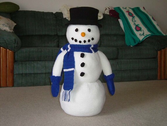Nieve Gigante MuÃ±ecos De Nieve Amigurumi Crochet MuÃ±ecos