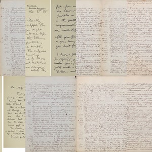 Scrittura a mano d'epoca, documenti scritti a mano