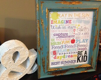 Summer Rules 8x10 Print - 1 print only