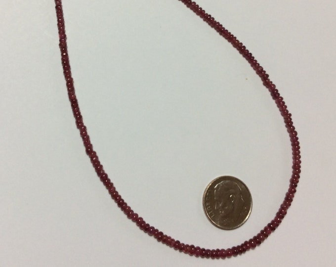 Beads, Ruby beads, Smoothe RUBY Rondelles, Ruby, Birthstone Ruby, Graduated Ruby beads, Ruby beads, Gemstone Ruby