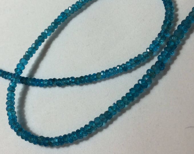 Beads, Top Blue Apatite Faceted Beads, Apatite, Apatite  Beads