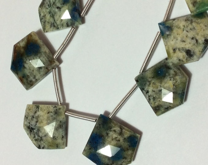 Beads, K-2 Gemstone beads, K2 stone, Designer gemstones, Azurite and Granite beads, New materials, Azurite, Granite, K-2 Beads, K-2