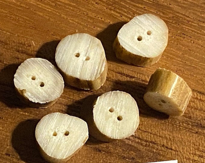 Buttons, Natural Antler Buttons, Rustic Buttons, Antler Buttons, Handmade buttons